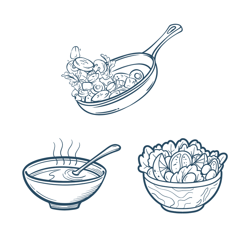 Sesongin raaka-aineita