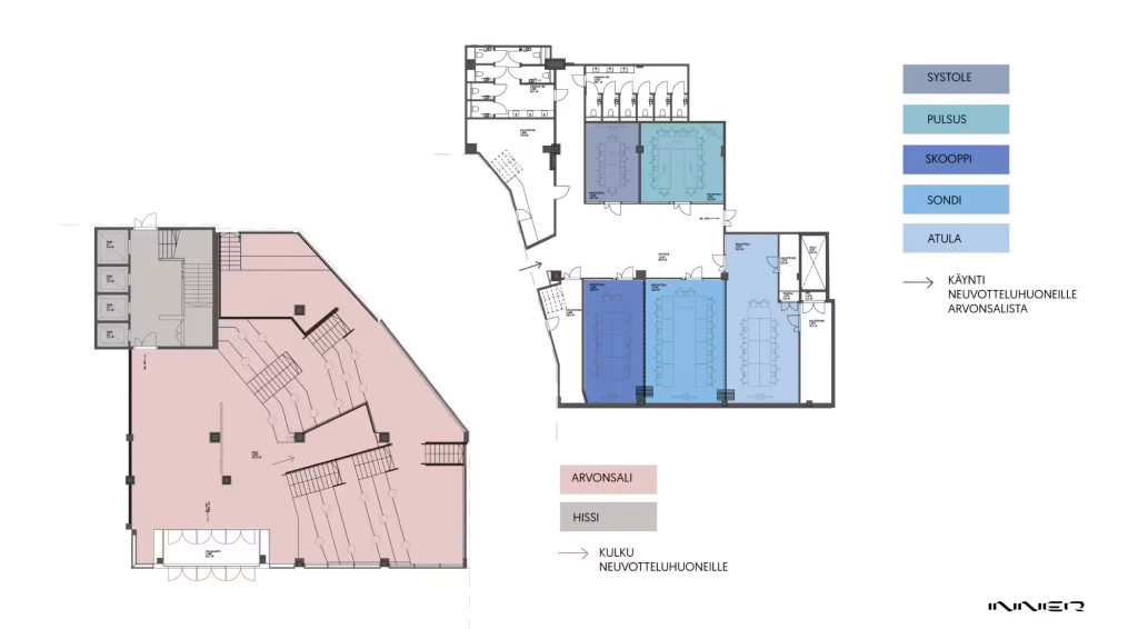 1. kerroksen pohjakartta