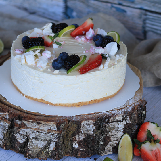 makeat ja suolaiset kakut - Lime-tuorejuustokakku