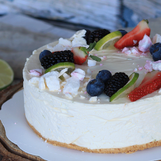 makeat ja suolaiset kakut - Lime-tuorejuustokakku