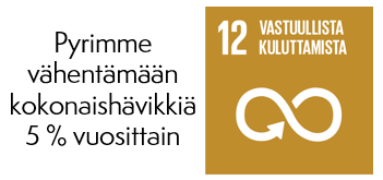 Pitkän aikavälin vastuullisuustavoitteemme